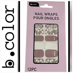 3/$7 B•Color 12ct. Nail Wraps **bundle bonus